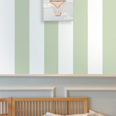 Papel Listra Larga Verde Floresta